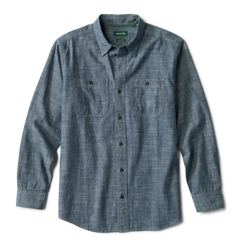 Orvis Men|Last Release Men's Chambray Long-Sleeve Work Shirt