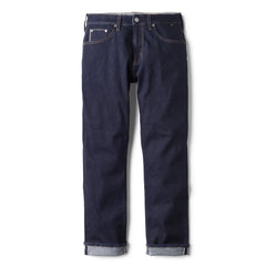 Orvis Men Mavi Marcus Organic Selvedge Denim Slim Straight Jeans