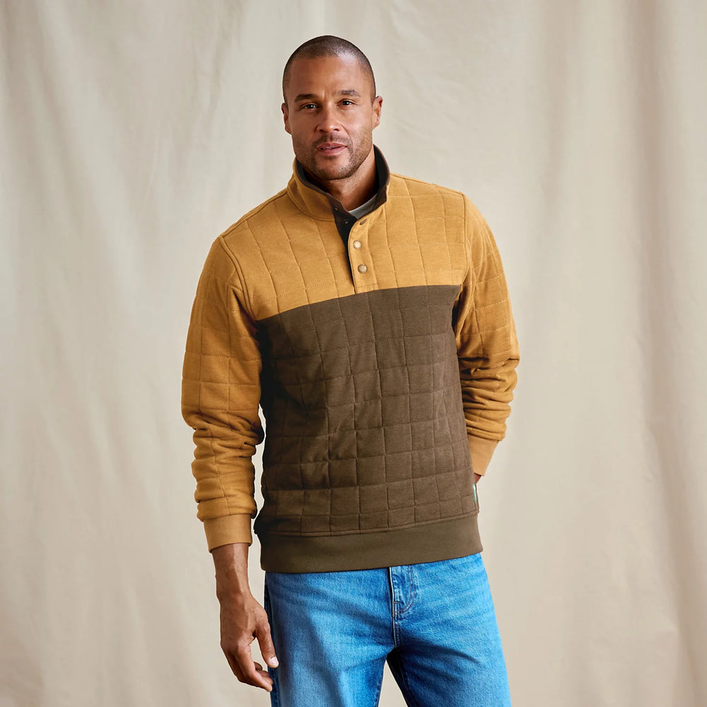 Orvis Men|Last Release Men's Battenkill Colorblock Quilted 1/4-Snap Sweatshirt