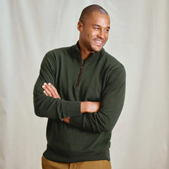 Orvis Men Merino Wool 1/4-Zip Sweater 2.0