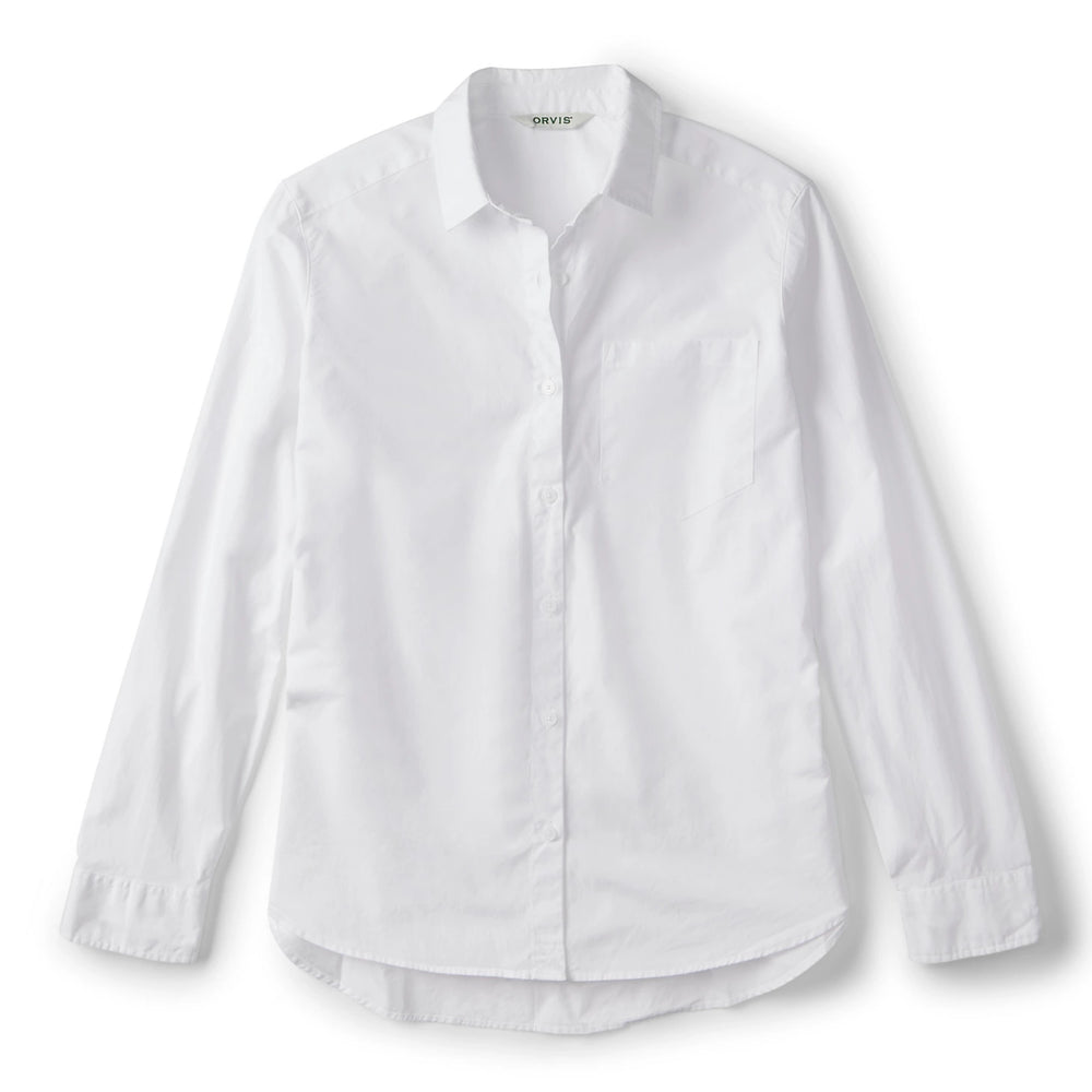 Orvis Women|Last Release Women's Heritage Poplin Garment-Dyed Long-Sleeve Shirt