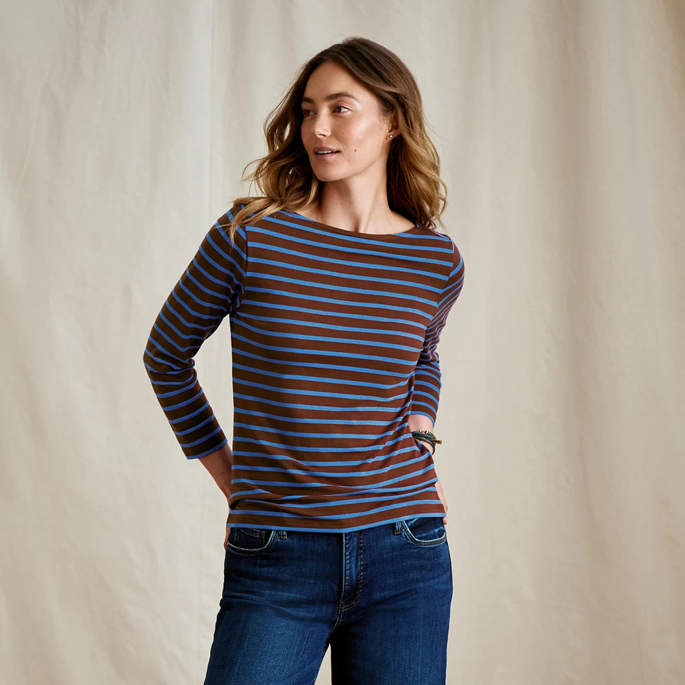 Orvis Women Perfect 3/4-Sleeve Boatneck Tee