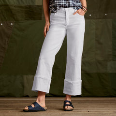 Orvis Women Kut from the Kloth® Charlotte High-Rise Wide-Leg Cuffed Jeans
