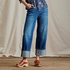 Orvis Women Kut from the Kloth® Sienna High-Rise Cuffed Wide-Leg Jeans