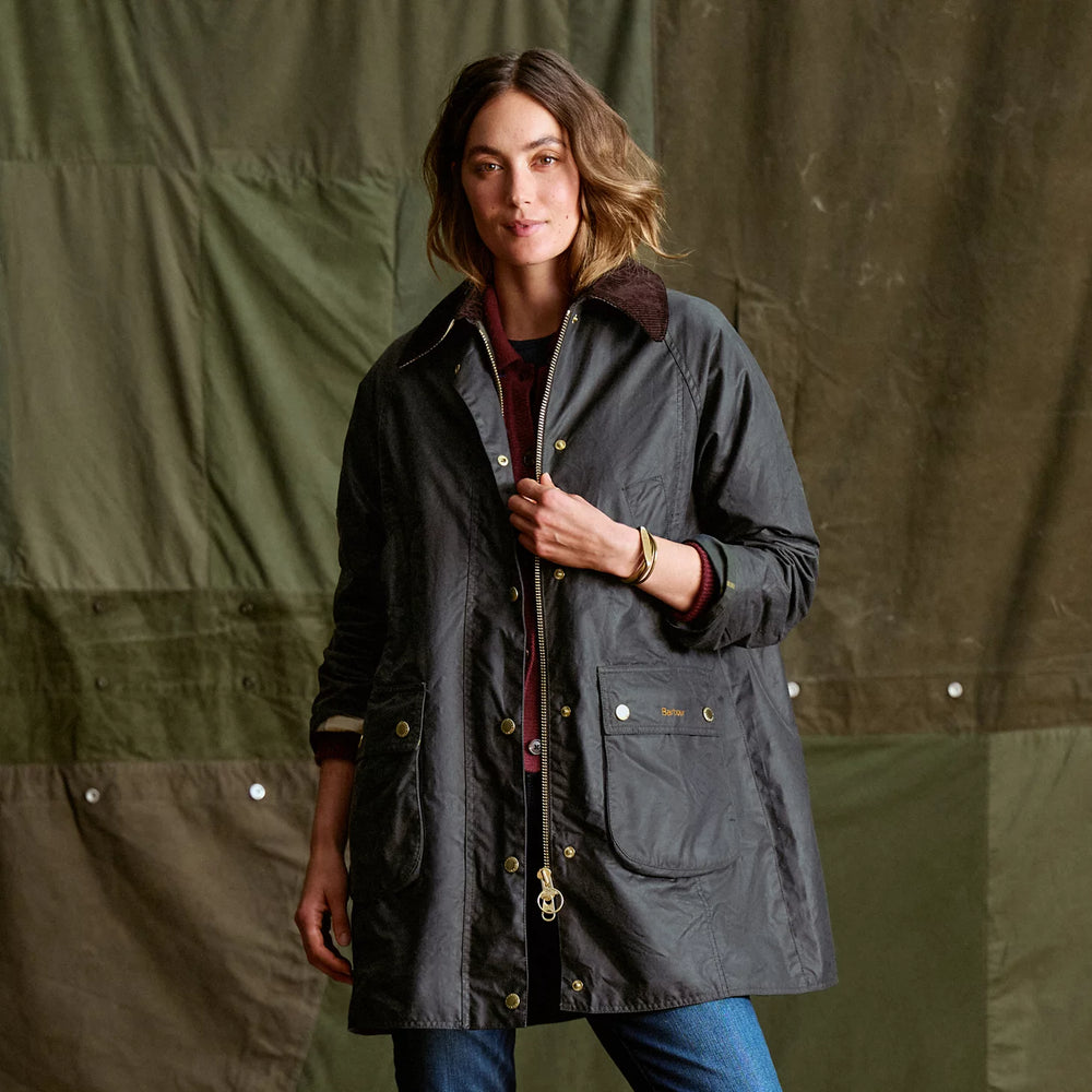 Orvis Women Barbour® Beadnell Waxed Long Jacket
