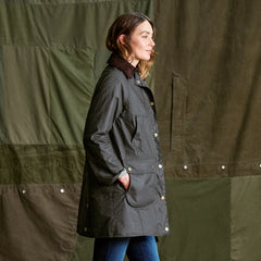 Orvis Women Barbour® Beadnell Waxed Long Jacket