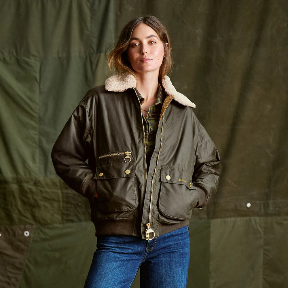 Orvis Women Barbour® Maxine Waxed Jacket