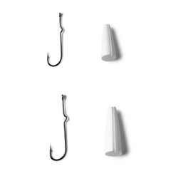 Orvis Fly Fishing Popper Bodies with Hooks - Saltwater Popper Bodies with Size 2 and 2/0 Hooks