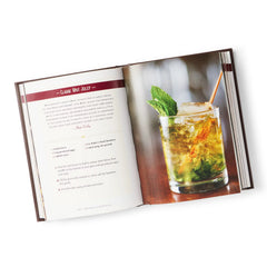Orvis Home Goods Leather-Bound Whiskey Cocktails Book