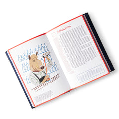 Orvis Home Goods Leather-Bound United States Of Cocktails Book