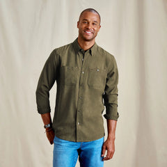 Orvis Men Men's Tech Chambray Long-Sleeve Work Shirt