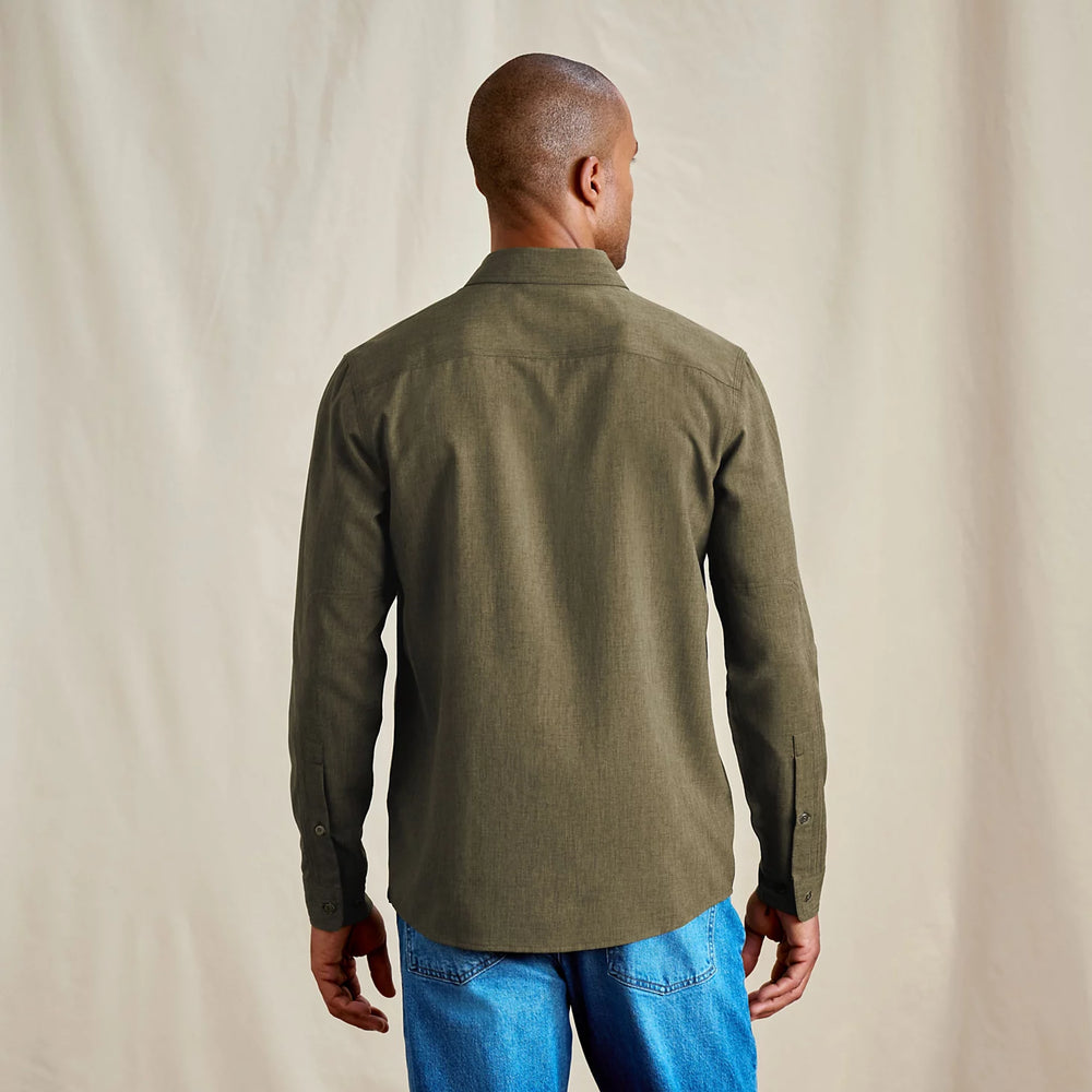 Orvis Men Men's Tech Chambray Long-Sleeve Work Shirt