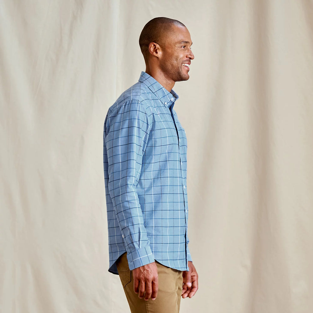 Orvis Men Country Twill Long-Sleeve Button-Down Shirt