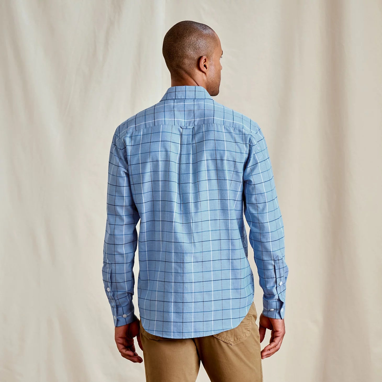Orvis Men Country Twill Long-Sleeve Button-Down Shirt