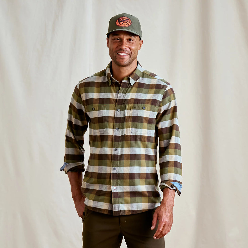 Orvis Men Flat Creek Tech Flannel Shirt