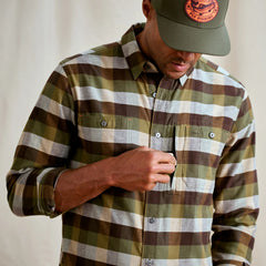 Orvis Men Flat Creek Tech Flannel Shirt