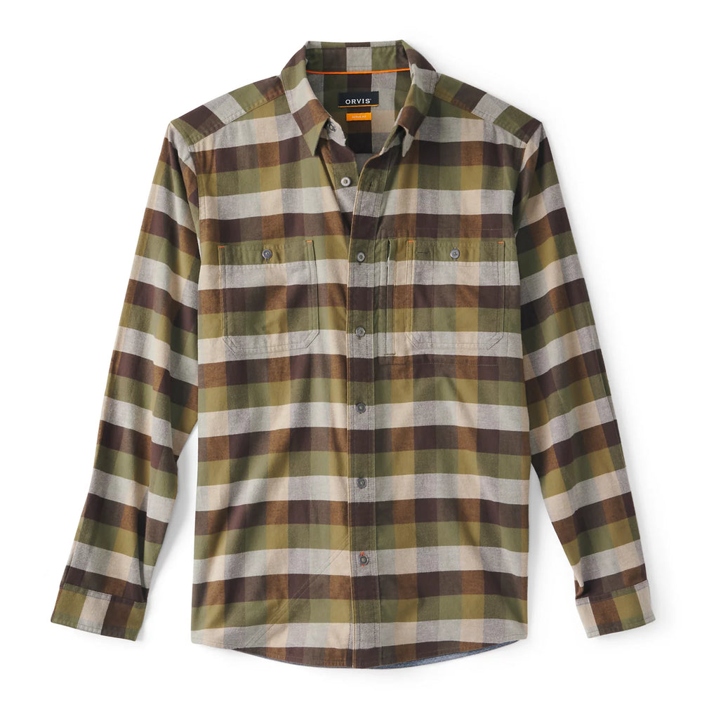 Orvis Men Flat Creek Tech Flannel Shirt