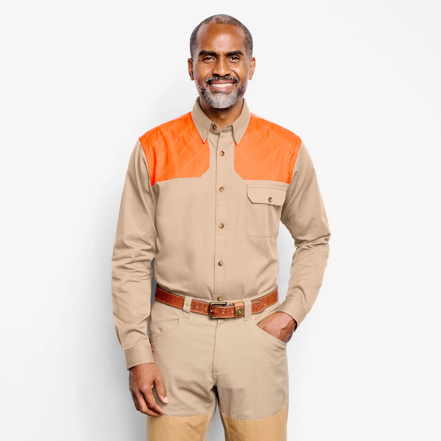 Orvis Men|Hunt Men's Long-Sleeve Midweight Shooting Shirt