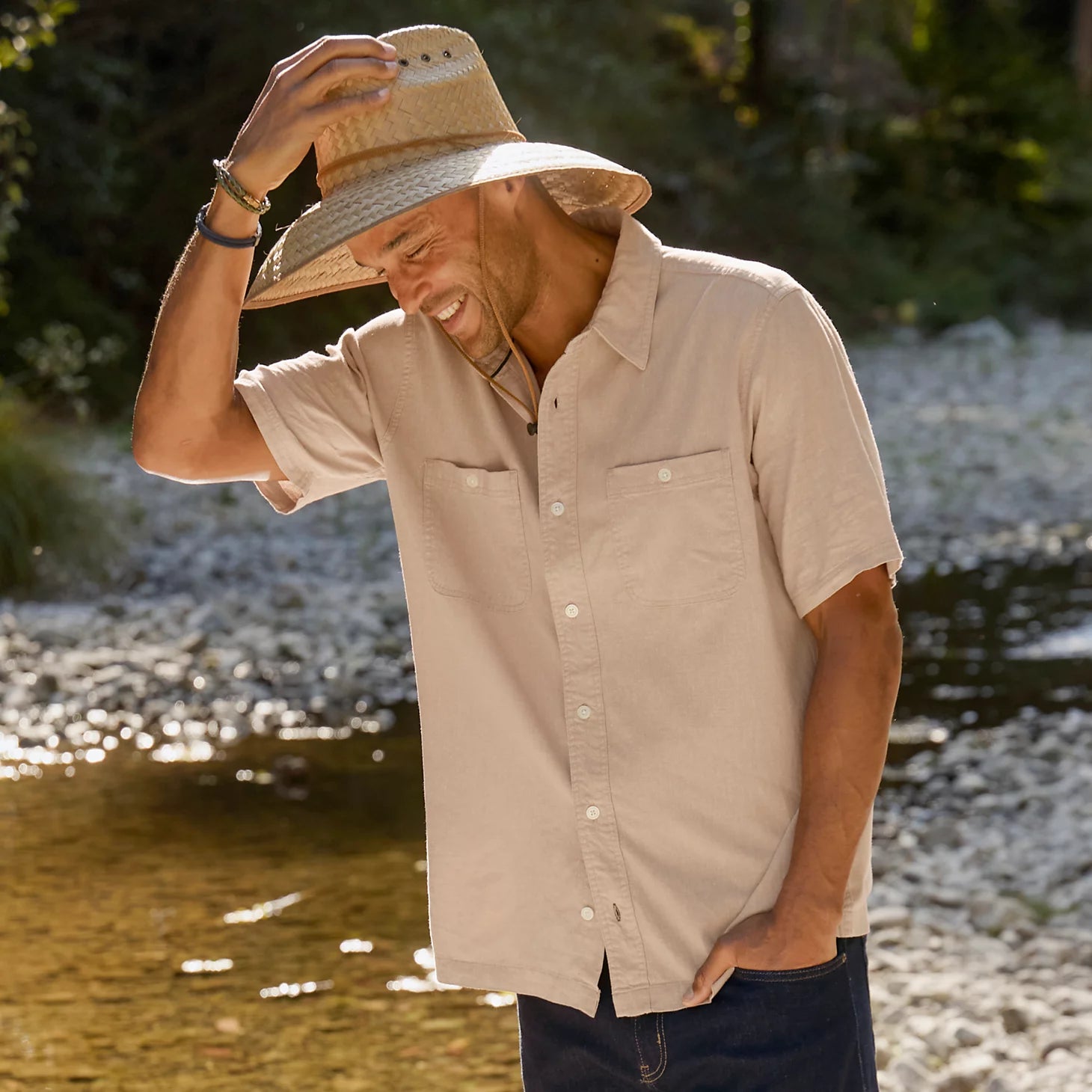Orvis Men Hemp/TENCEL™ Short-Sleeve Shirt