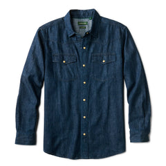 Orvis Men|Last Release Denim Long-Sleeve Western Shirt