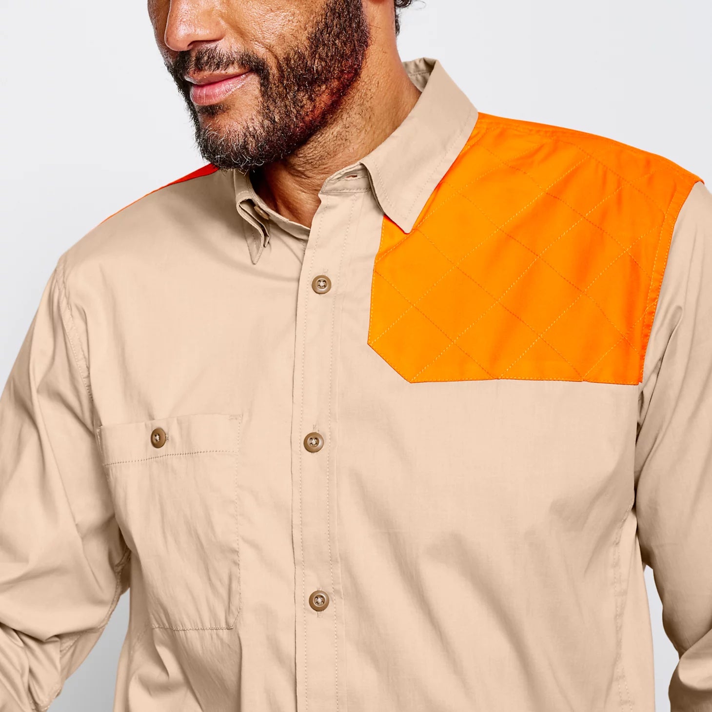 Orvis Men|Hunt Men's Left-Hand Long-Sleeve Featherweight Shooting Shirt