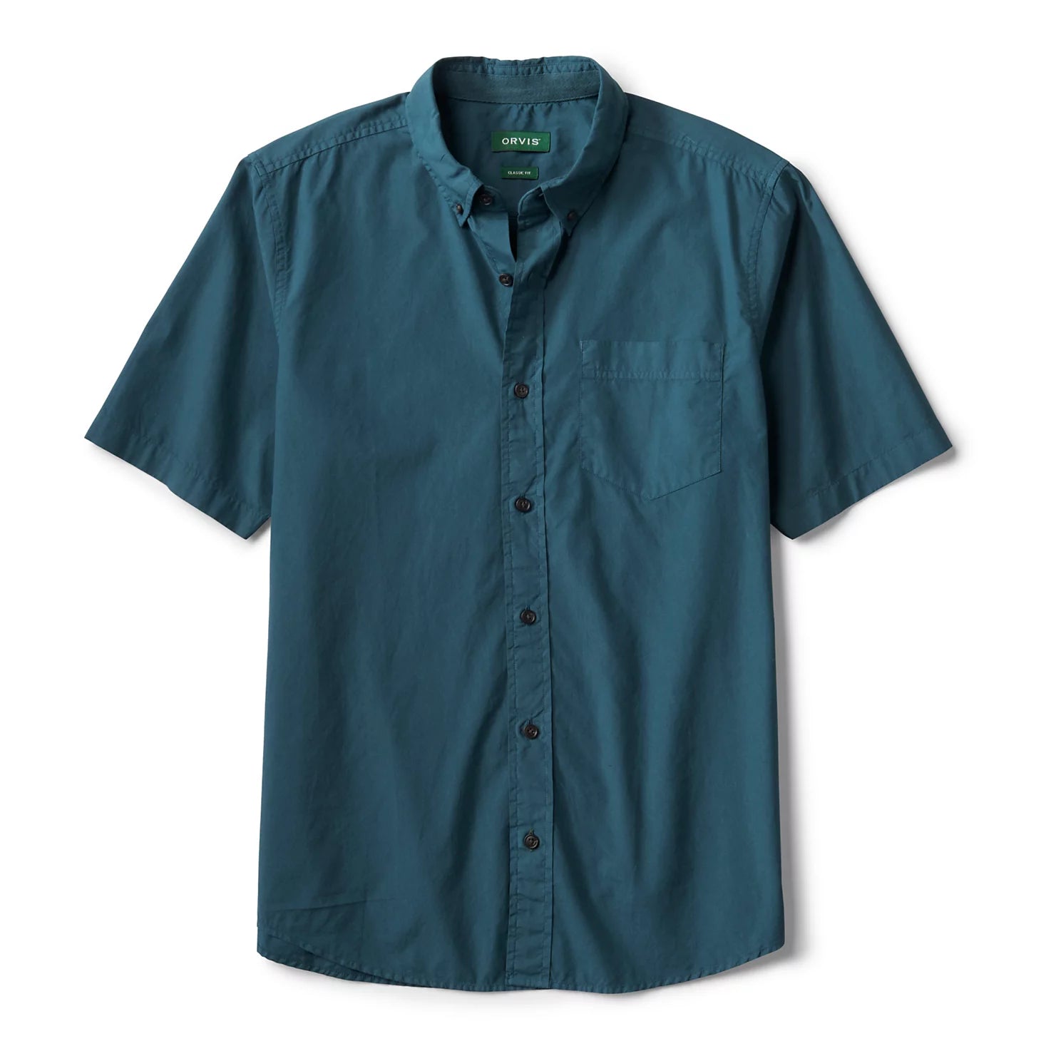 Orvis Men|Last Release Garment-Dyed Poplin Short-Sleeve Shirt