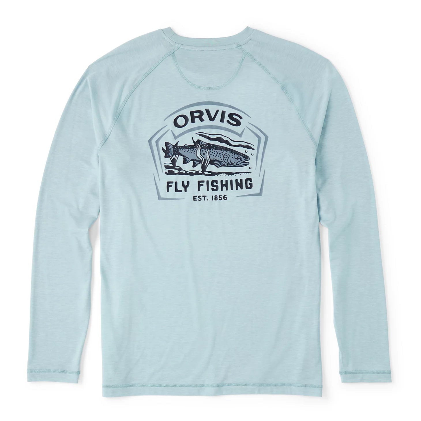 Orvis Men|Fly Fishing Men's DriCast™ Long-Sleeve Graphic Crew