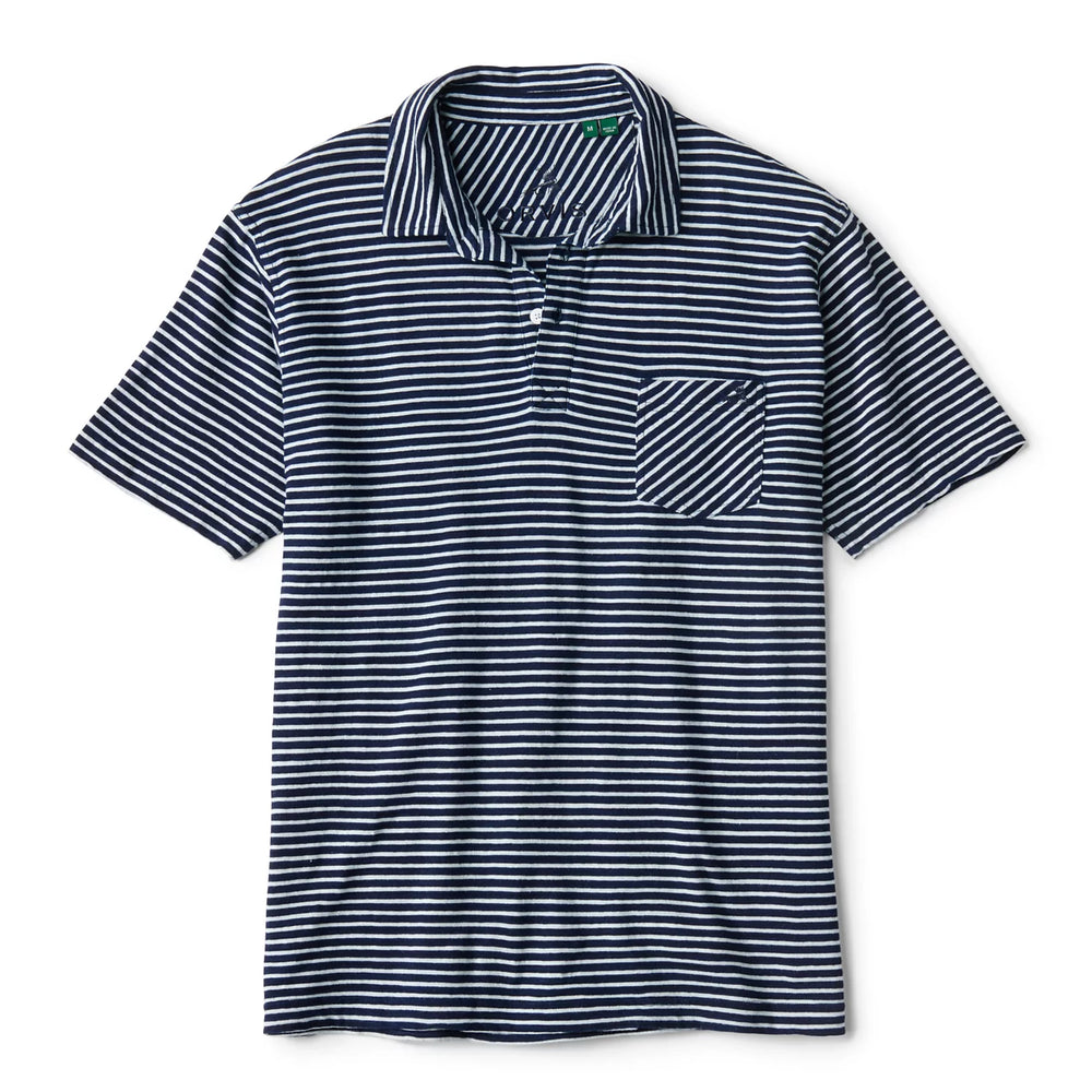 Orvis Men|Last Release Angler's Indigo Striped Polo