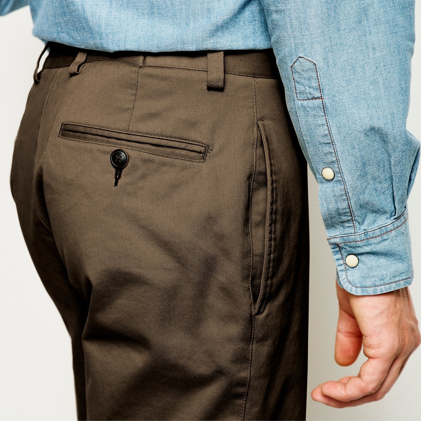Orvis Men|Last Release Ultimate Khakis Plain Front Pants