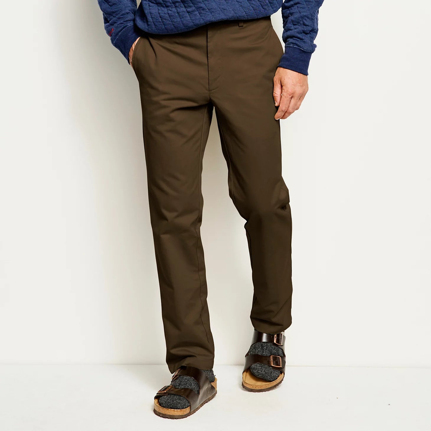 Orvis Men|Last Release Ultimate Khakis Trim Fit Plain-Front Pants