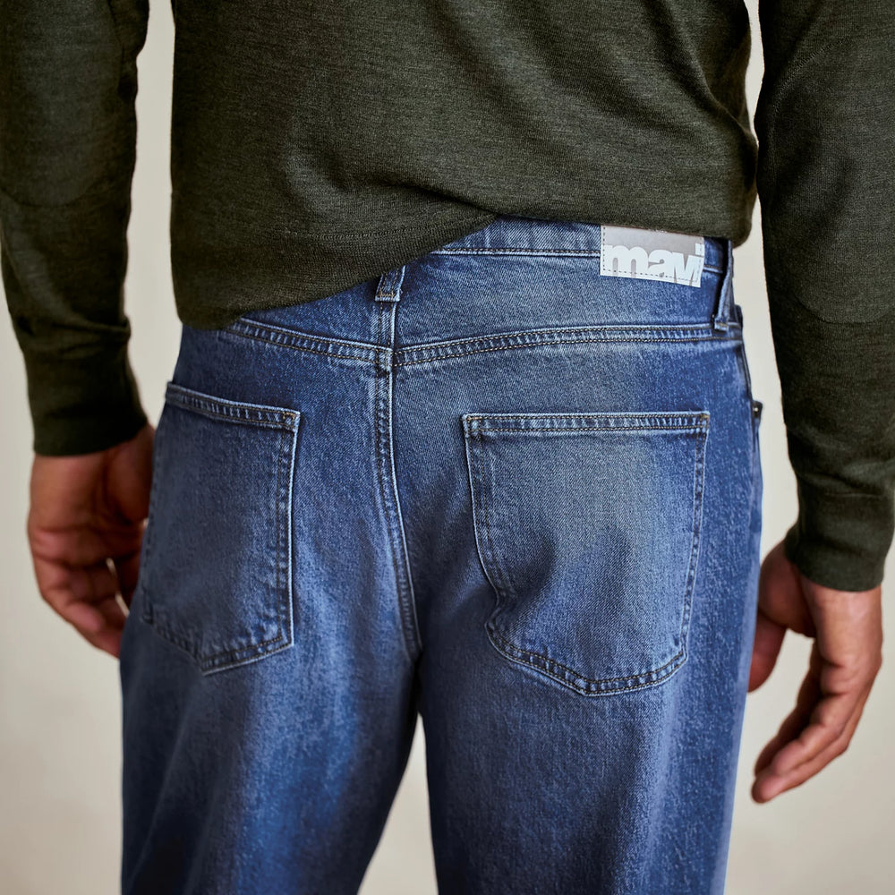 Orvis Men Mavi® Marcel Classic Blue Loose Straight-Leg Jeans