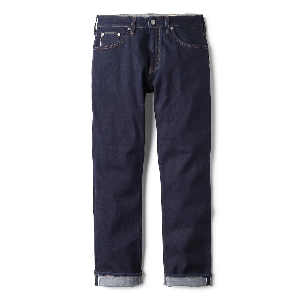 Orvis Men Mavi Marcus Organic Selvedge Denim Slim Straight Jeans