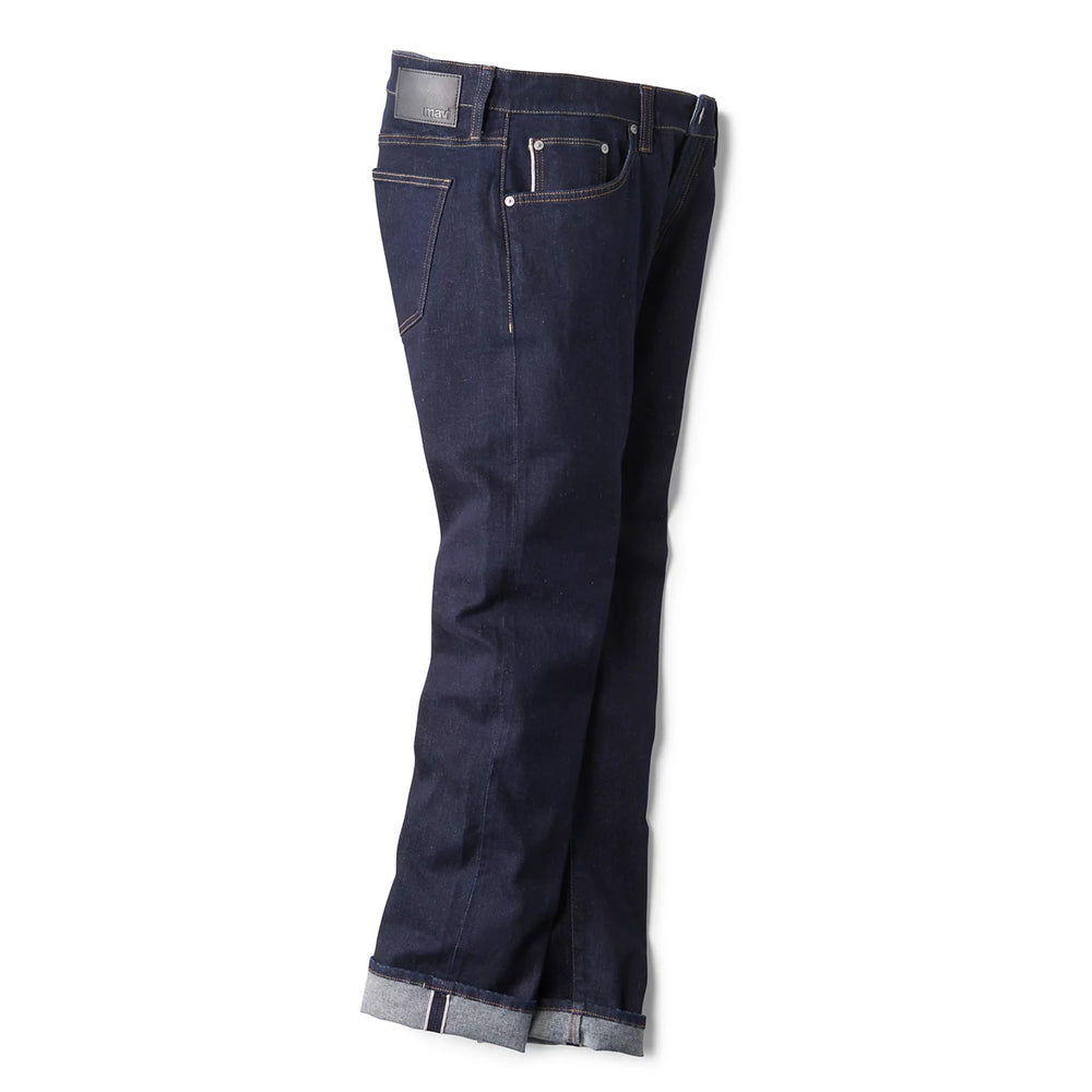 Orvis Men Mavi Marcus Organic Selvedge Denim Slim Straight Jeans