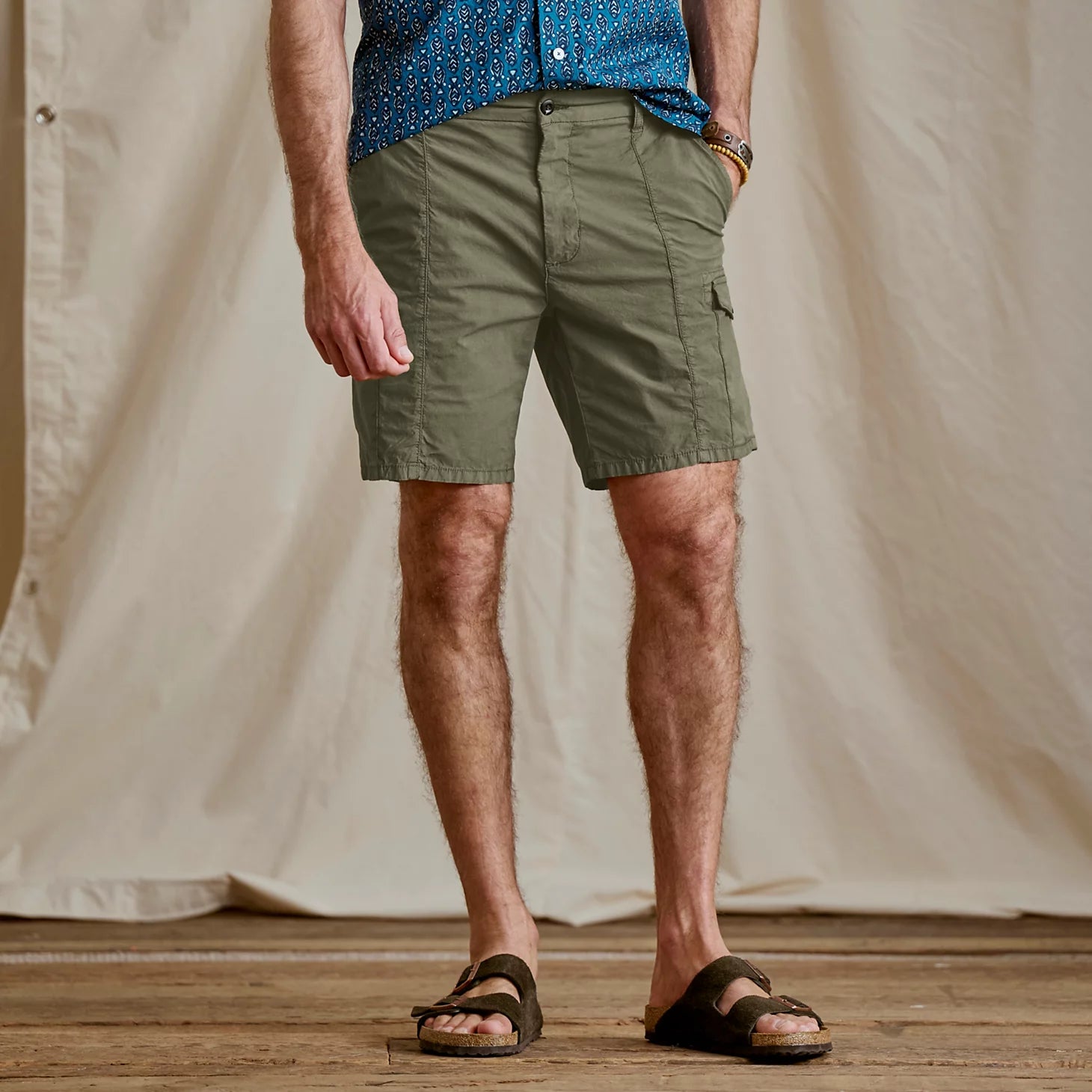 Orvis Men|Last Release Men's 1856 Stretch Poplin Cargo Shorts