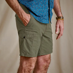 Orvis Men|Last Release Men's 1856 Stretch Poplin Cargo Shorts