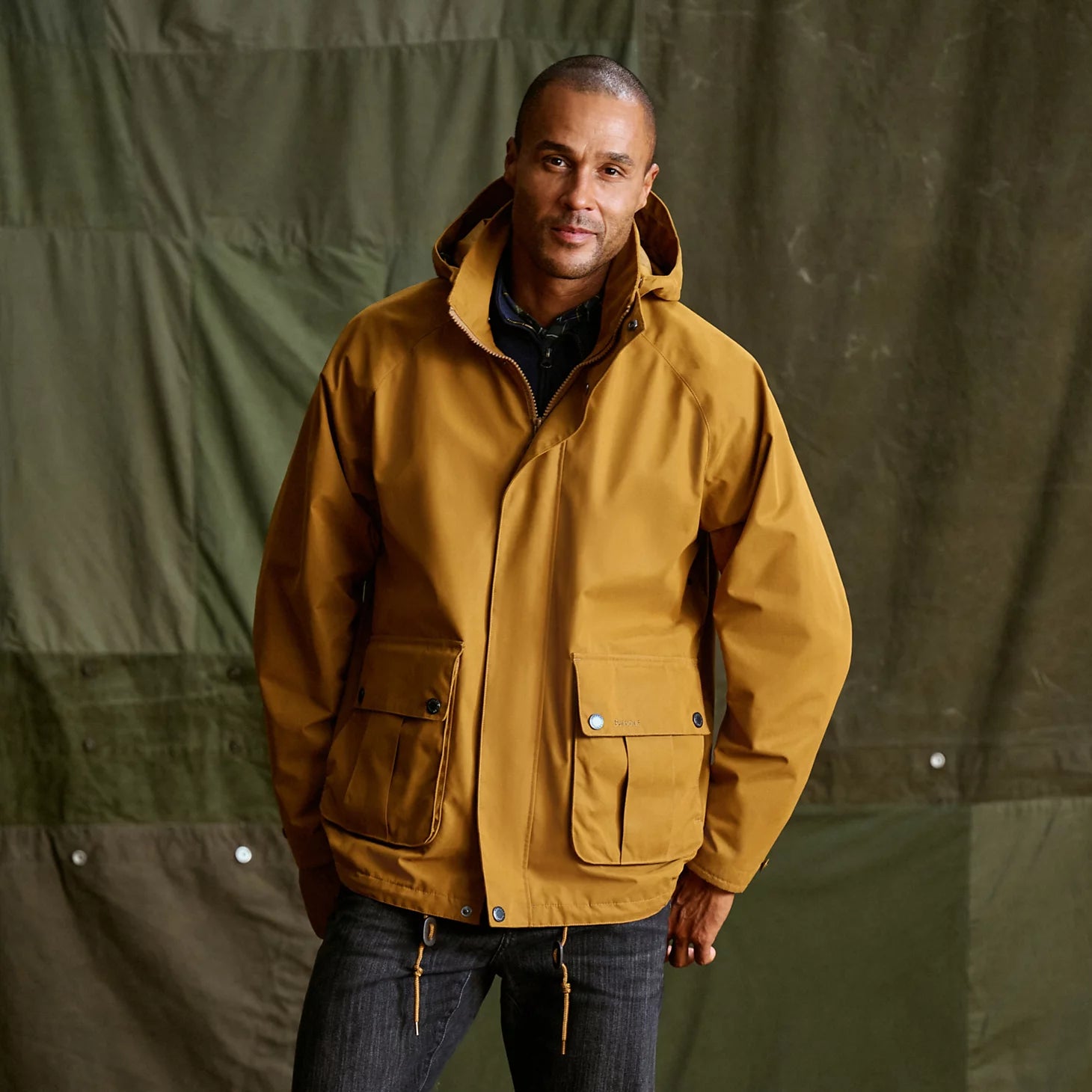 Orvis Men Barbour® Re-Engineered Wading Spey Showerproof Hooded Jacket