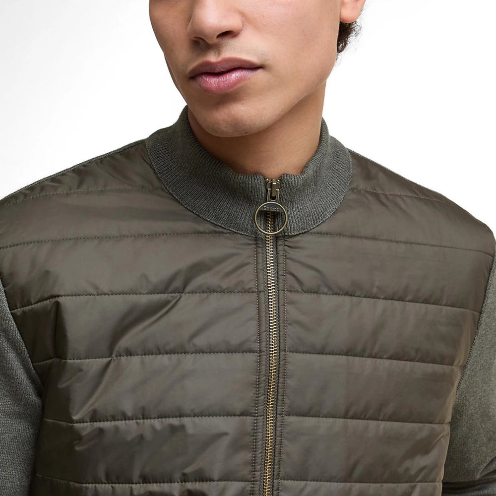 Orvis Men Barbour® Essential Carn Baffle Zip-Through Knitted Sweater
