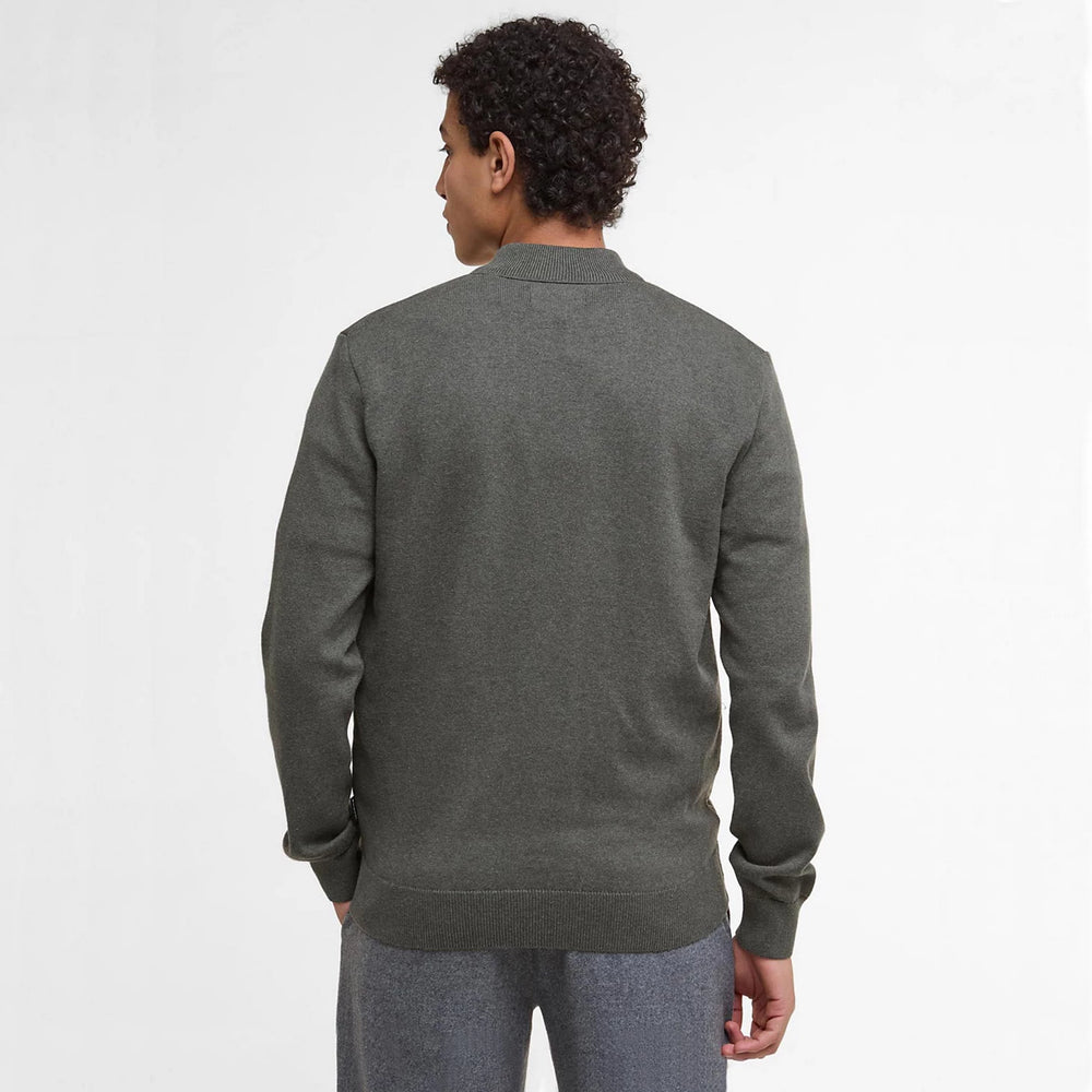 Orvis Men Barbour® Essential Carn Baffle Zip-Through Knitted Sweater
