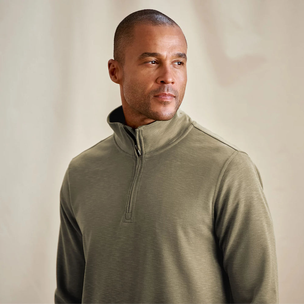 Orvis Men|Last Release Three Forks 1/4-Zip Sweatshirt
