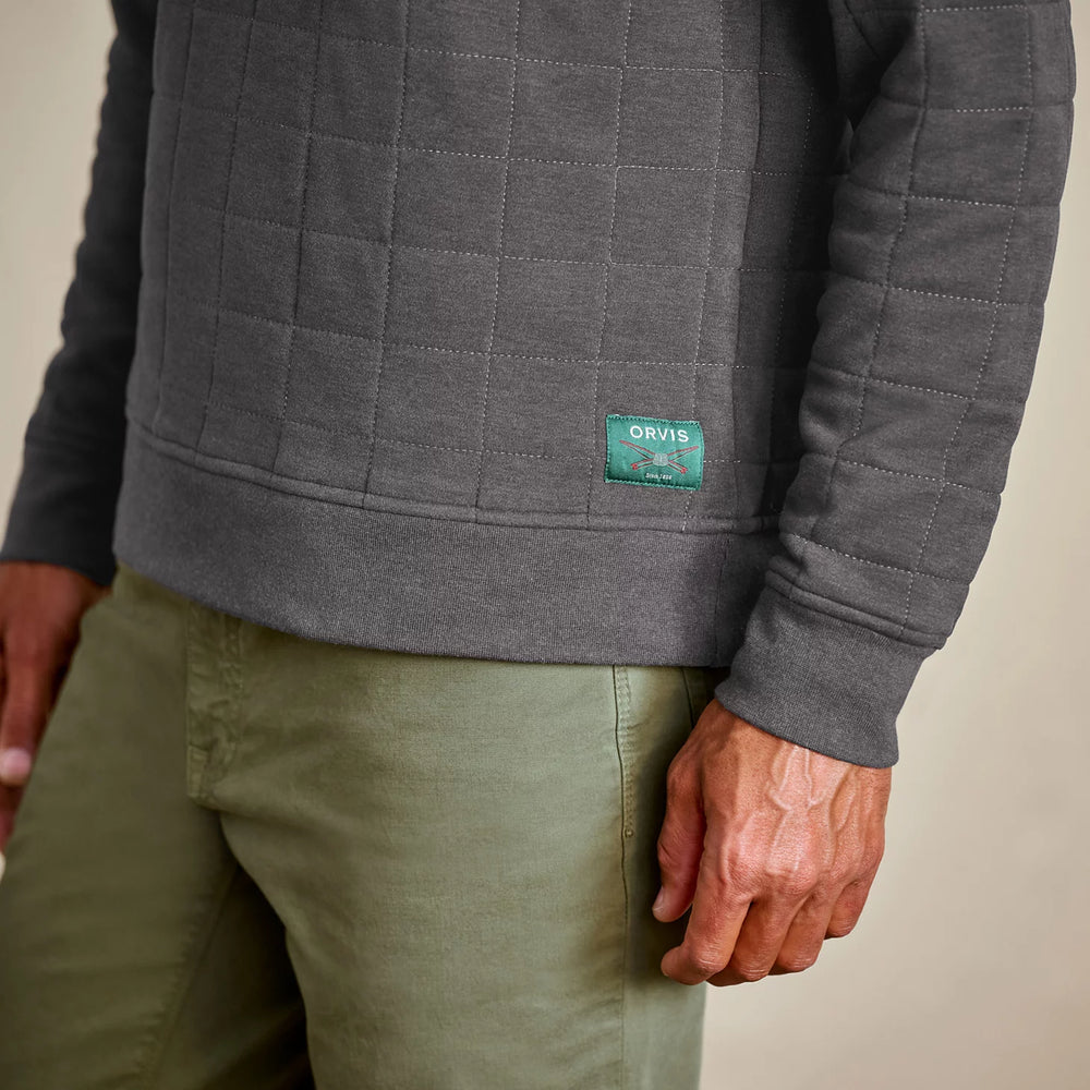 Orvis Men|Last Release Men's Battenkill Quilted 1/4-Snap Sweatshirt