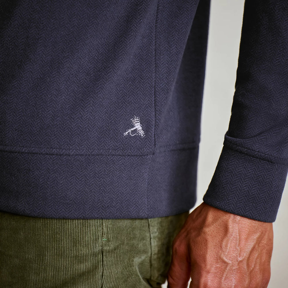 Orvis Men Men's Snowy River 1/4-Zip Sweatshirt