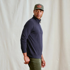 Orvis Men Men's Snowy River 1/4-Zip Sweatshirt
