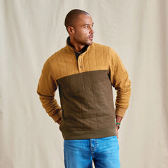 Orvis Men|Last Release Men's Battenkill Colorblock Quilted 1/4-Snap Sweatshirt
