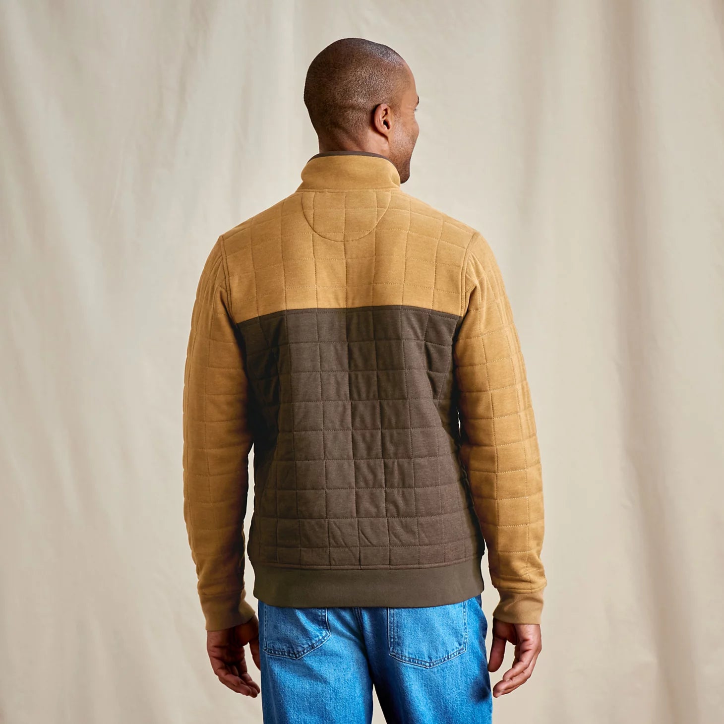 Orvis Men|Last Release Men's Battenkill Colorblock Quilted 1/4-Snap Sweatshirt