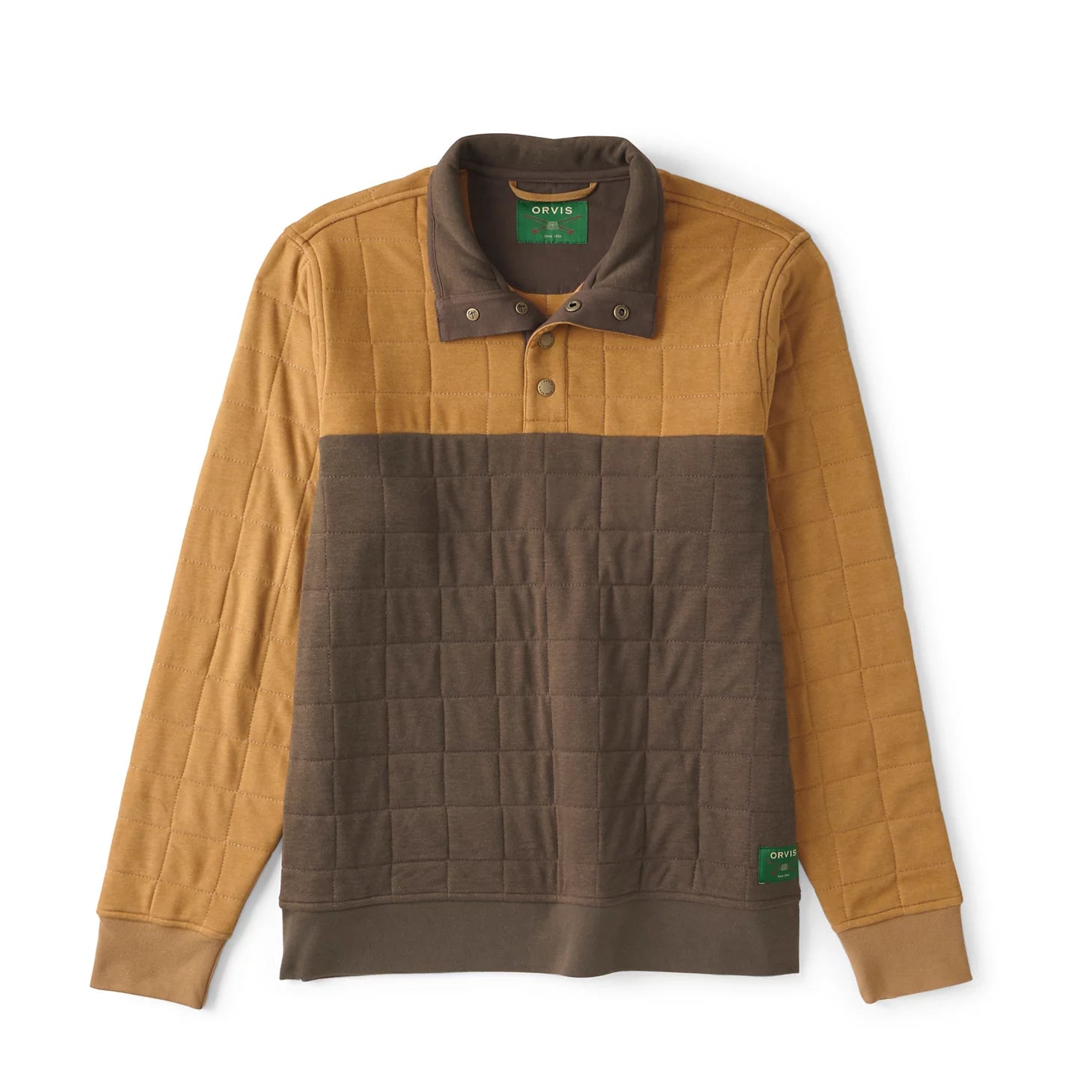 Orvis Men|Last Release Men's Battenkill Colorblock Quilted 1/4-Snap Sweatshirt