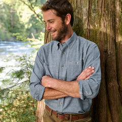 Orvis Men Bison Leather Shotshell Belt