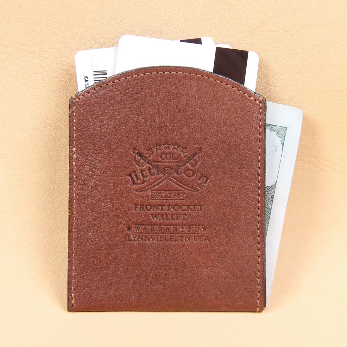 Orvis Men|Packs & Bags Leather Front Pocket Wallet