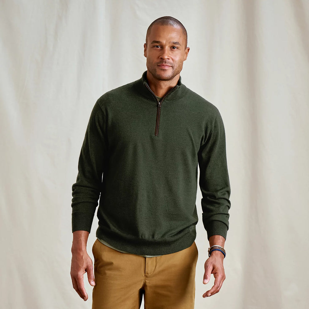 Orvis Men Merino Wool 1/4-Zip Sweater 2.0