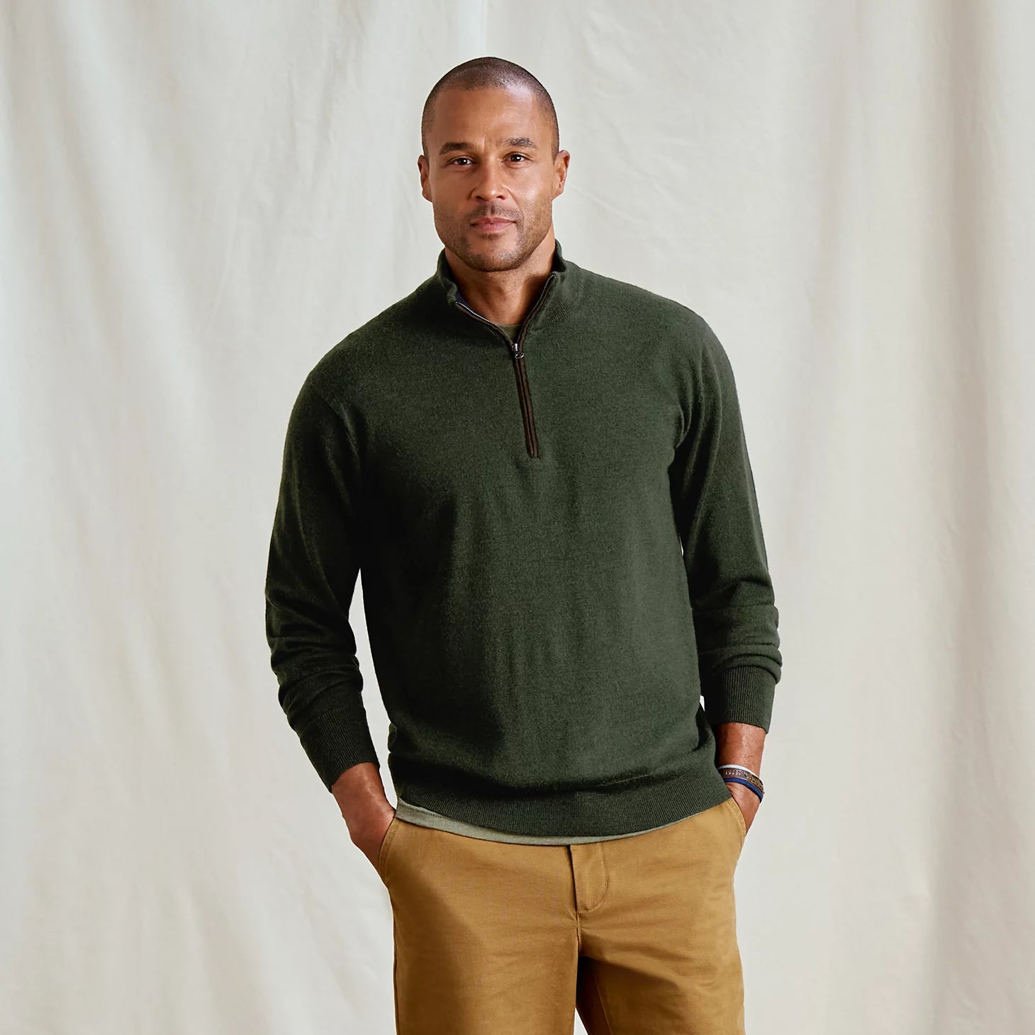 Orvis Men Merino Wool 1/4-Zip Sweater 2.0