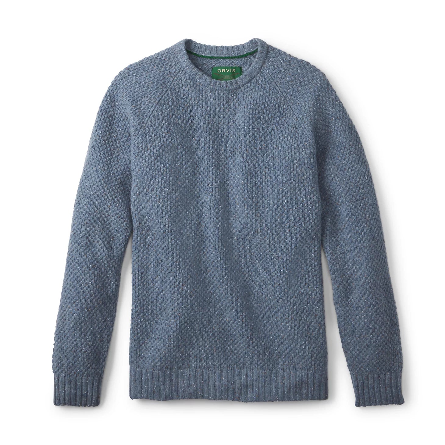 Orvis Men|Last Release Moss Stitch Crewneck Sweater